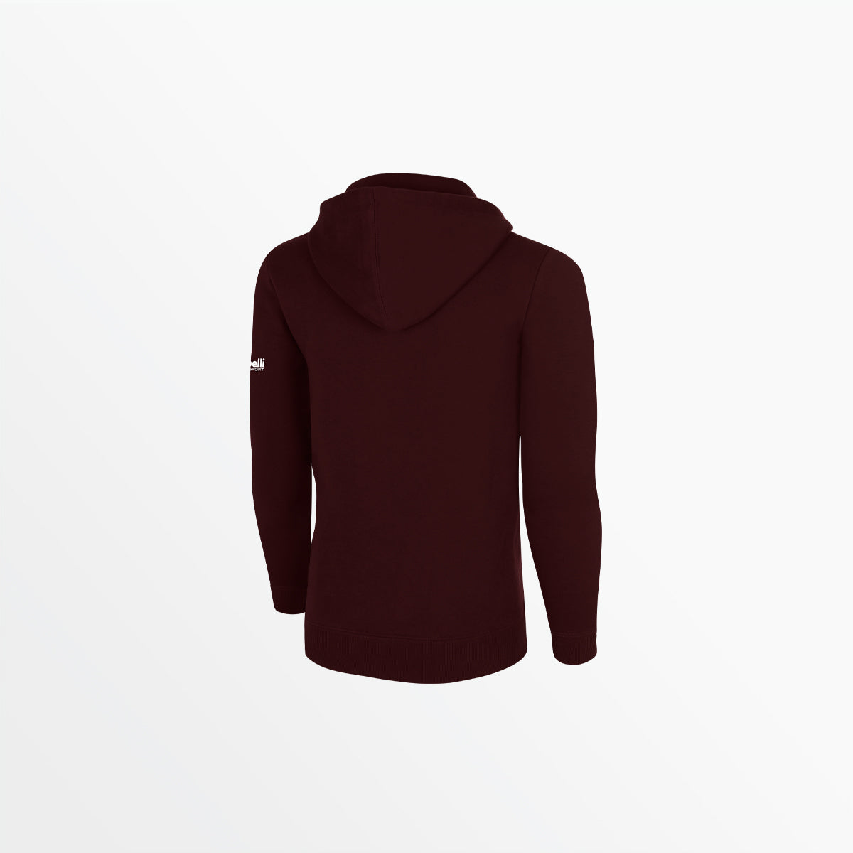 Men's Basic Fleece Pullover Hoodie With Sleeve Logo | Capelli Sport Deals