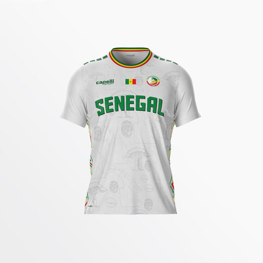 Senegal Basketball 2026/27 Away Shooting Shirt - Adult | Capelli Sport New