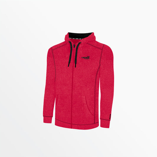 Men's Essential Heather Zip Up Hoodie | Capelli Sport Sale