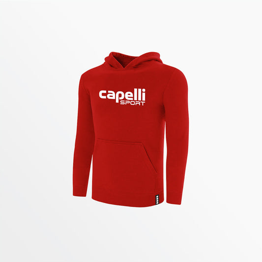 Men's Logo Fleece Pullover Hoodie | Capelli Sport Essential
