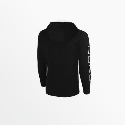 Men's Fleece Hoodie With Logo and 4 Cube Sleeves | Capelli Sport Signature