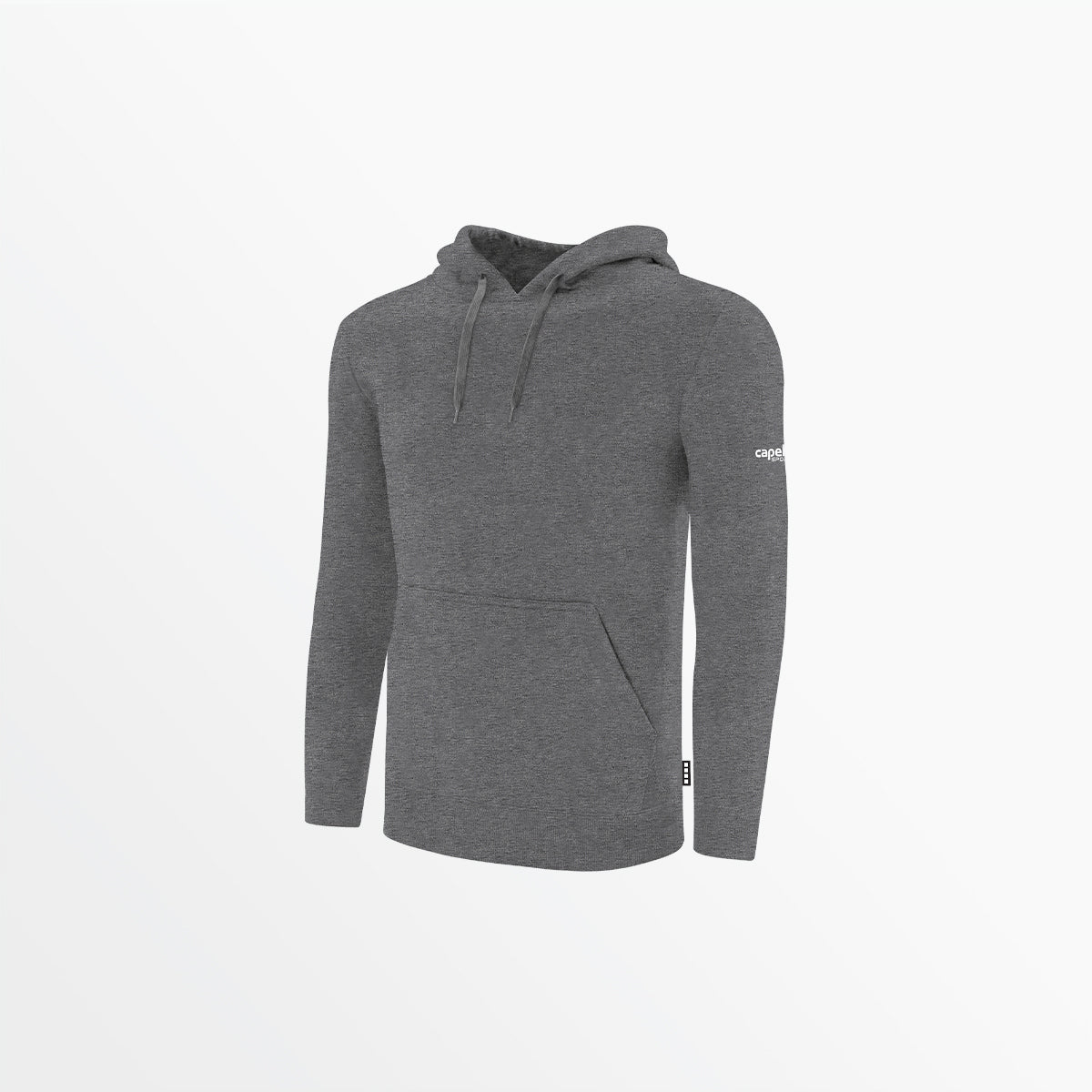 Men's Basic Fleece Pullover Hoodie With Sleeve Logo | Capelli Sport Popular