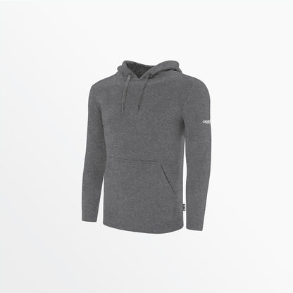 Men's Basic Fleece Pullover Hoodie With Sleeve Logo | Capelli Sport Popular