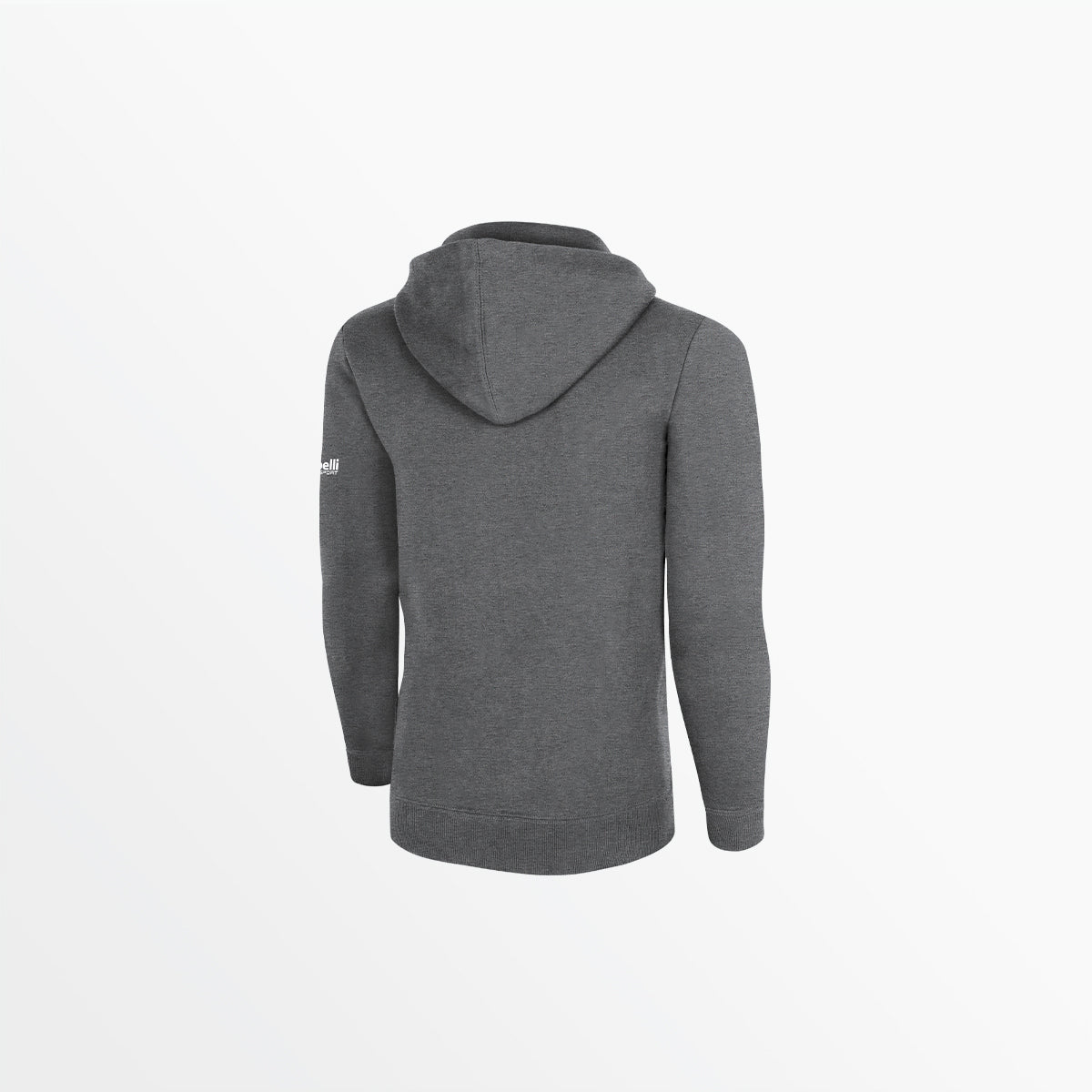 Men's Basic Fleece Pullover Hoodie With Sleeve Logo | Capelli Sport Popular