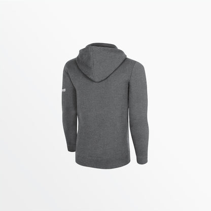 Men's Basic Fleece Pullover Hoodie With Sleeve Logo | Capelli Sport Popular