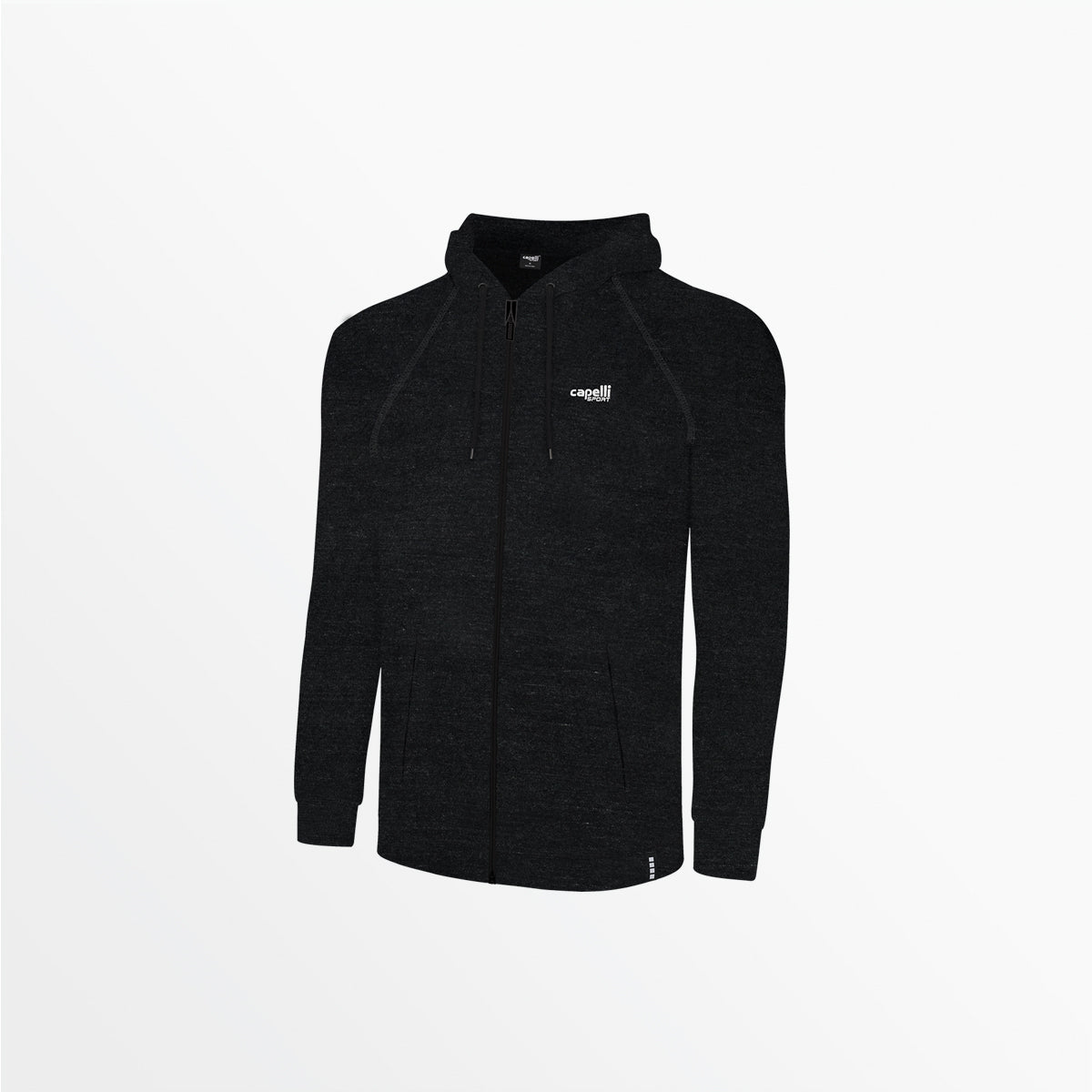 Men's Heathered Zip Up Hoodie | Capelli Sport Value