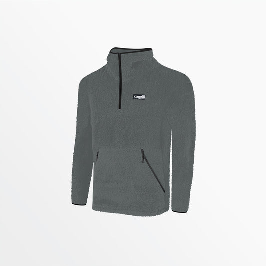 Adult Quarter Zip Sherpa Hoodie | Capelli Sport Discount