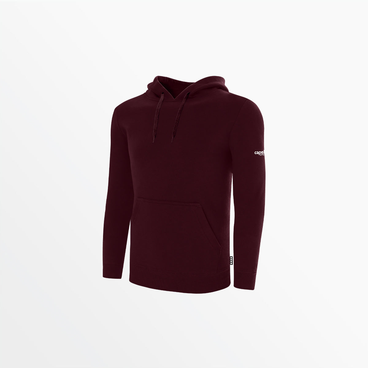 Men's Basic Fleece Pullover Hoodie With Sleeve Logo | Capelli Sport Deals
