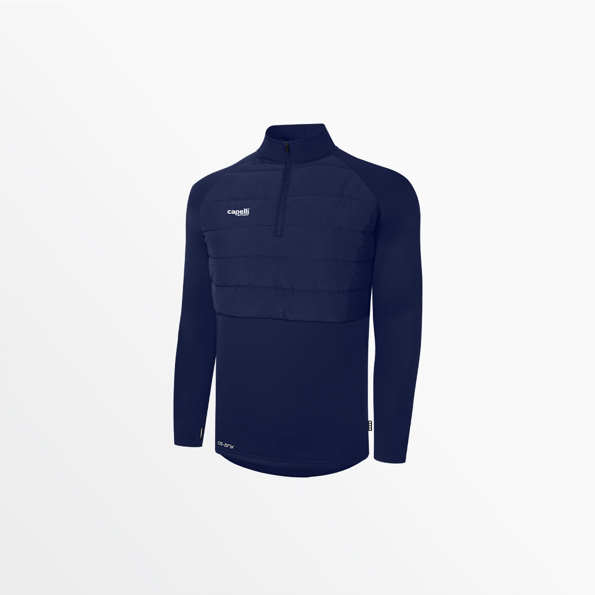 Men's Basics Therma Fleece Woven Front 1/4 Zip Top | Capelli Sport Great Value
