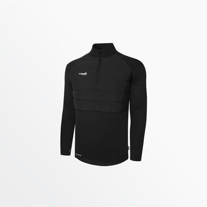 Men's Basics Therma Fleece Woven Front 1/4 Zip Top | Capelli Sport Great Value