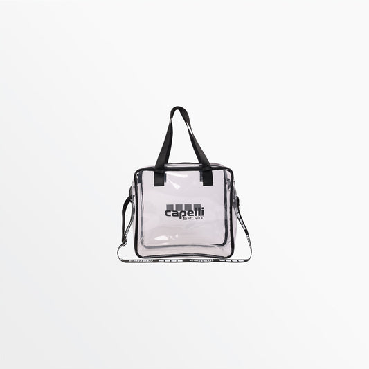 Clear Square Zippered Tote | Capelli Sport Trusted