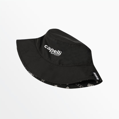 Adult CS Reversible Allover Logo Bucket Hat | Capelli Sport Trusted