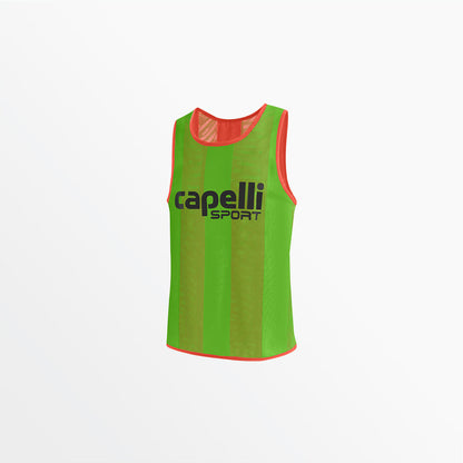 Adult Reversible Tonal Stripe Practice Pinnie | Capelli Sport Trending