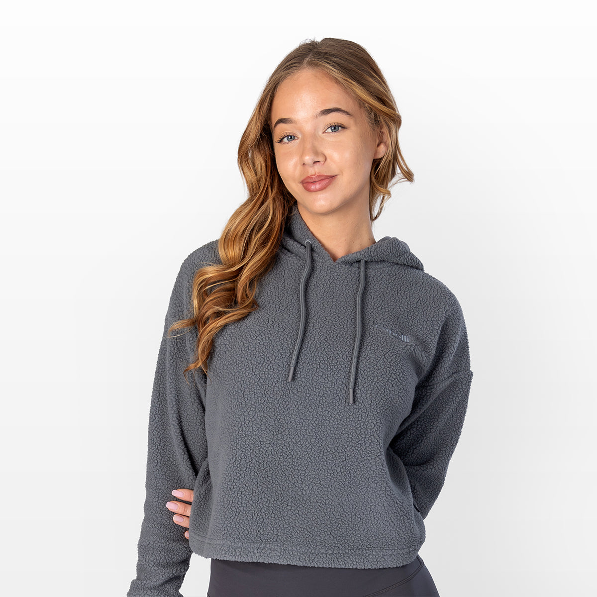 Women's Sherpa Cropped Pullover Hoodie | Capelli Sport Special Offer