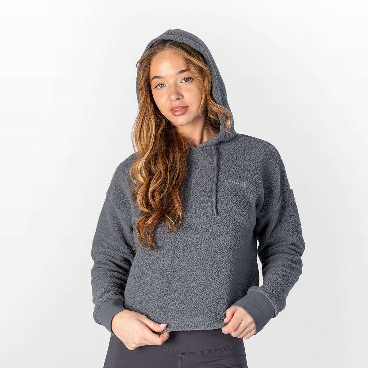 Women's Sherpa Cropped Pullover Hoodie | Capelli Sport Special Offer