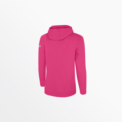 Women's Basics Fleece Pullover Hoodie With Sleeve Logo | Capelli Sport New