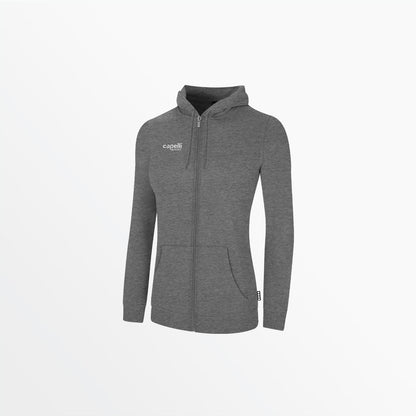 Women's Basic Fleece Zip Up Hoodie | Capelli Sport Trusted