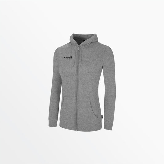 Women's Basic Fleece Zip Up Hoodie | Capelli Sport Essential