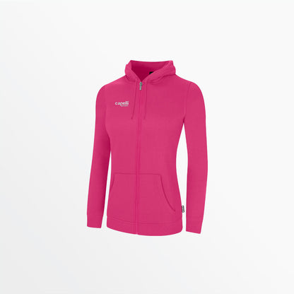 Women's Basic Fleece Zip Up Hoodie | Capelli Sport Customer Favorite