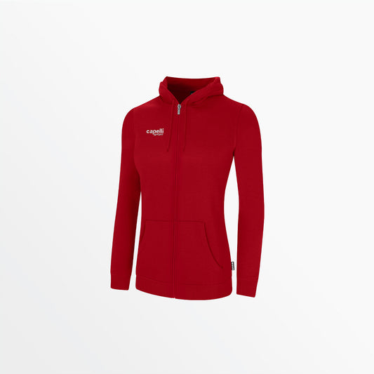 Women's Basic Fleece Zip Up Hoodie | Capelli Sport Signature