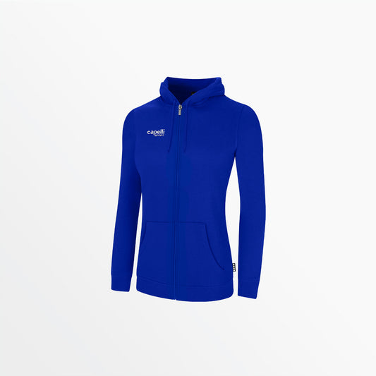 Women's Basic Fleece Zip Up Hoodie | Capelli Sport Premium