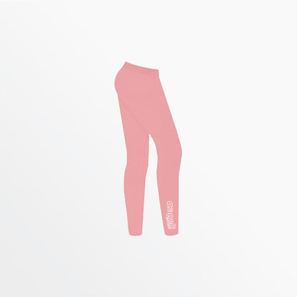 Women's Mid Rise Logo Cotton Leggings | Capelli Sport New