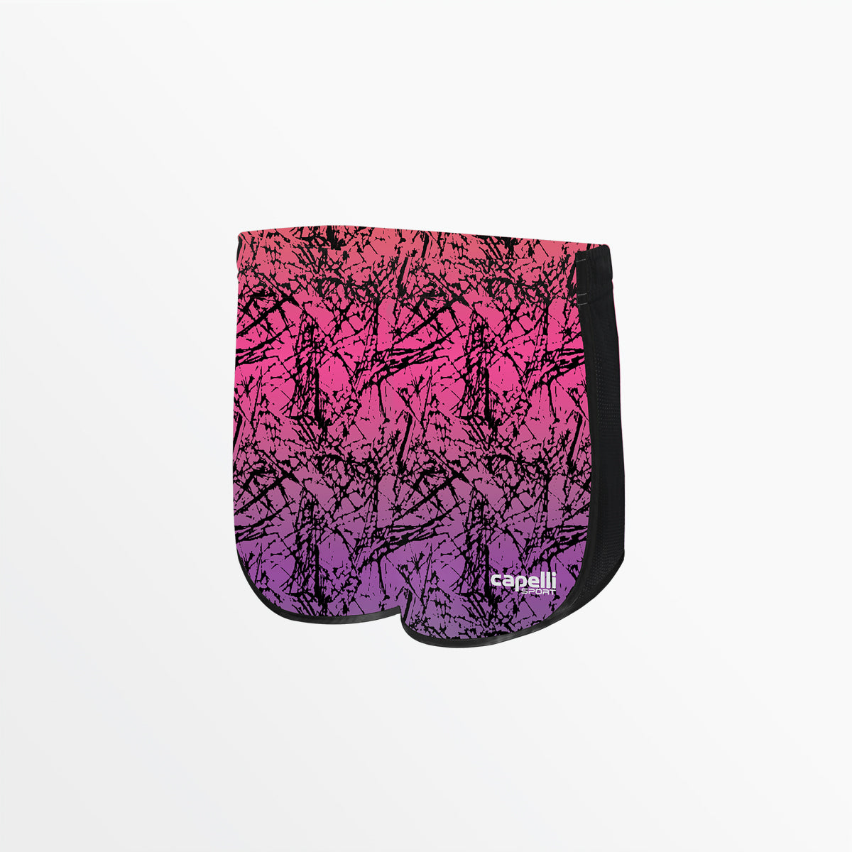 Women's Distressed Ombre 2-Tone Running Shorts | Capelli Sport Featured