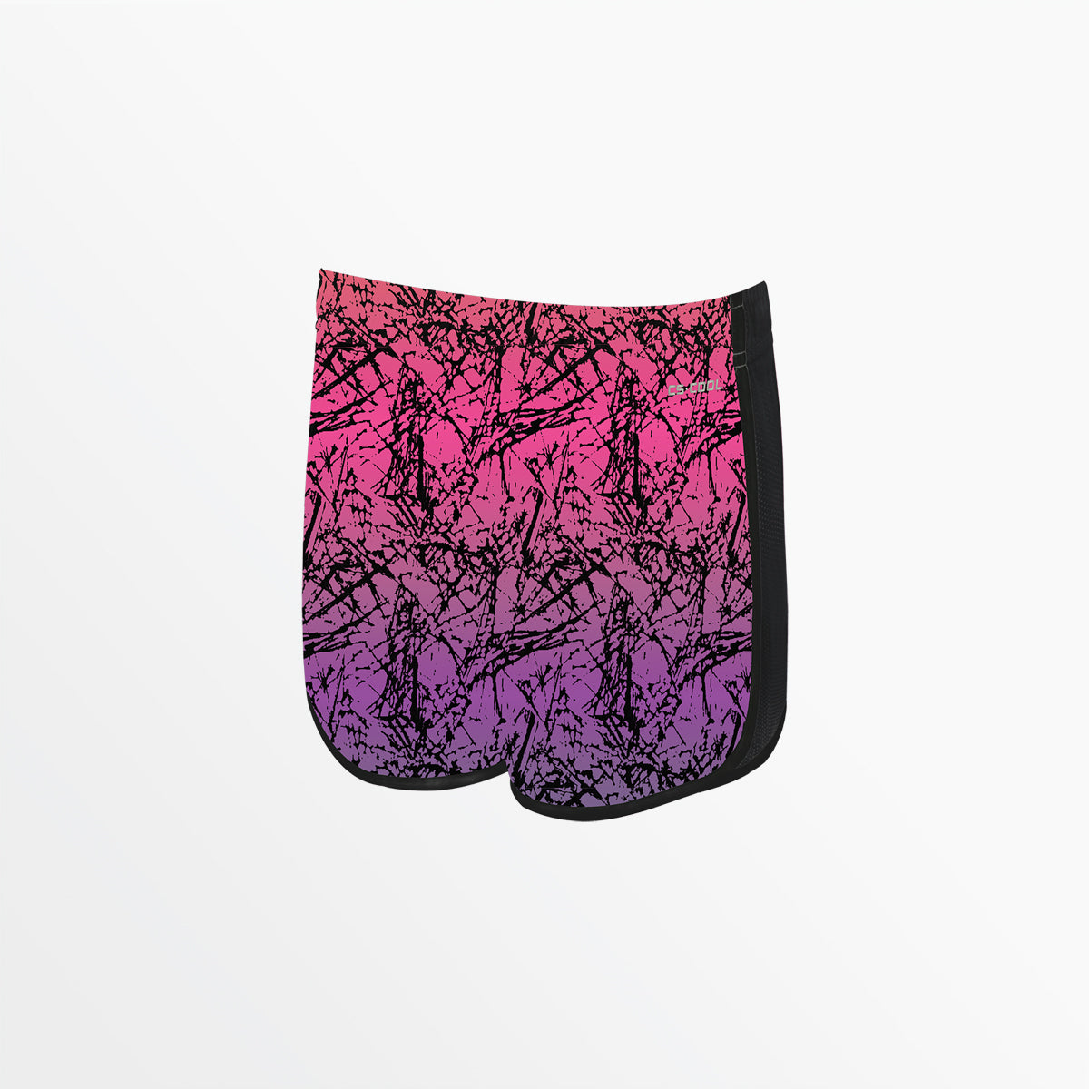 Women's Distressed Ombre 2-Tone Running Shorts | Capelli Sport Featured