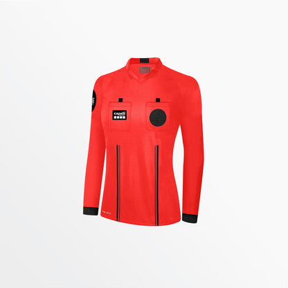 Women's Official Referee V-Neck Long Sleeve Jersey | Capelli Sport Classic