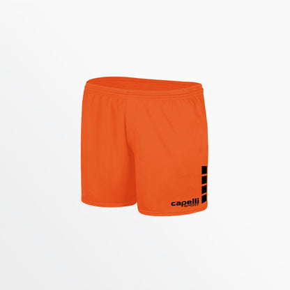 Women's Team Match Shorts With 3'' Inseam and Cubes | Capelli Sport Exclusive