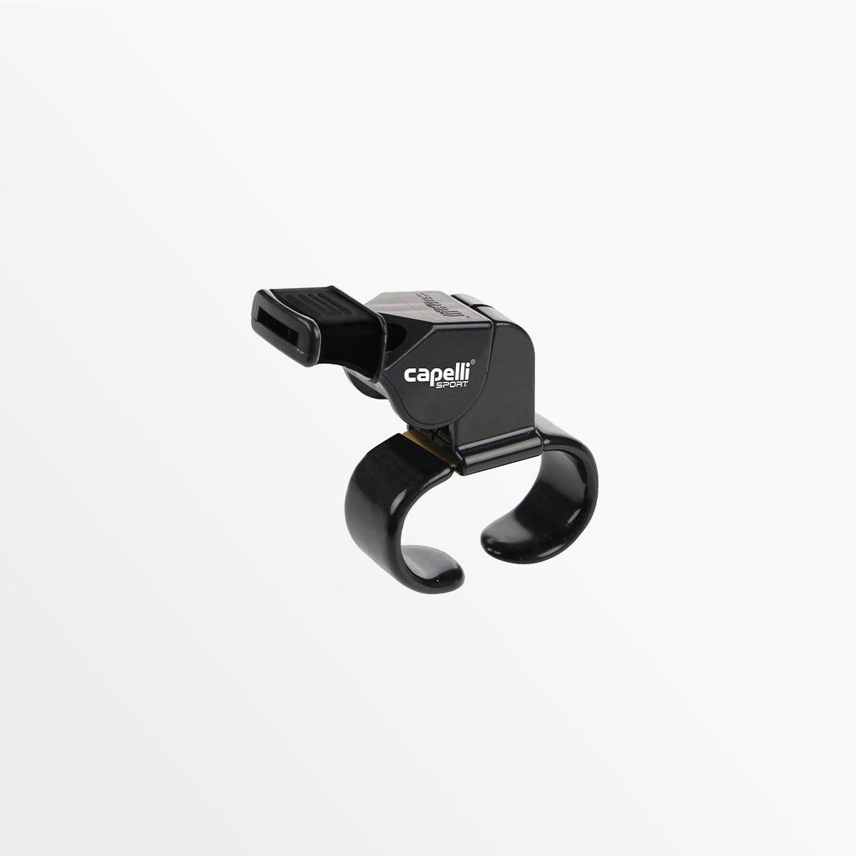 CS Pealess Referee Whistle With Finger Grip | Capelli Sport Featured