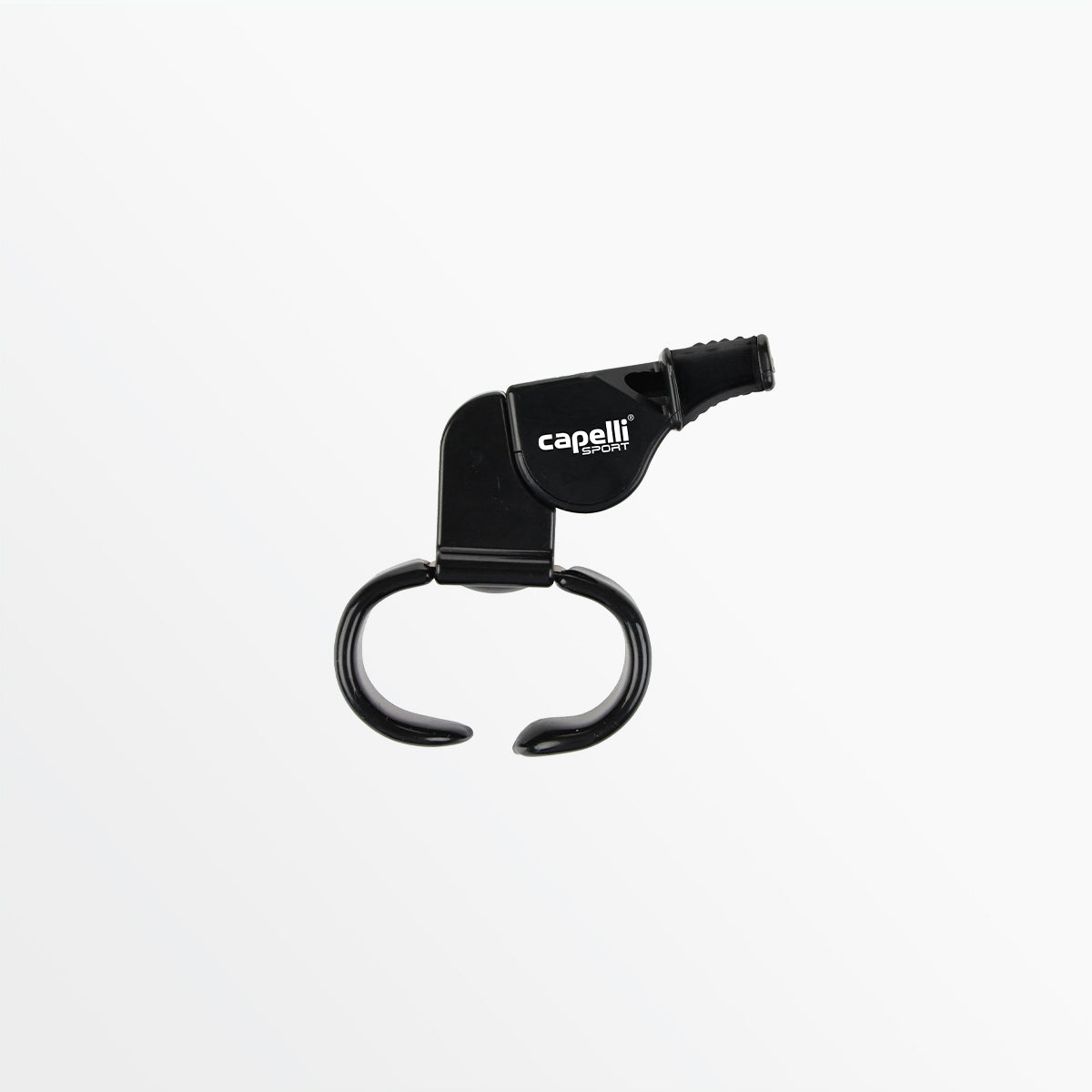 CS Pealess Referee Whistle With Finger Grip | Capelli Sport Featured