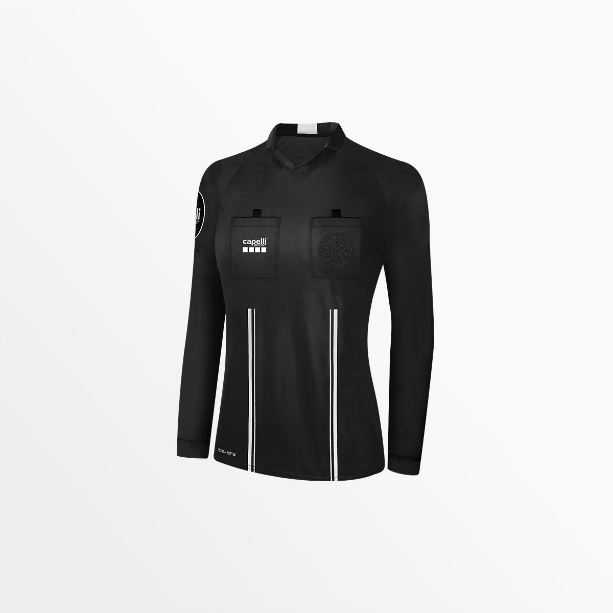 Women's Official Referee V-Neck Long Sleeve Jersey | Capelli Sport Premium