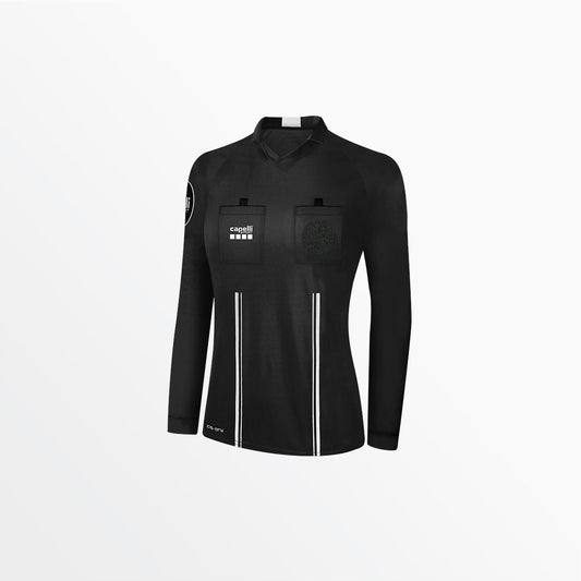 Women's Official Referee V-Neck Long Sleeve Jersey | Capelli Sport Premium
