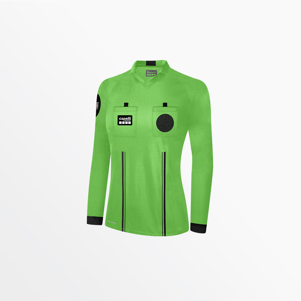 Women's Official Referee V-Neck Long Sleeve Jersey | Capelli Sport Best Seller