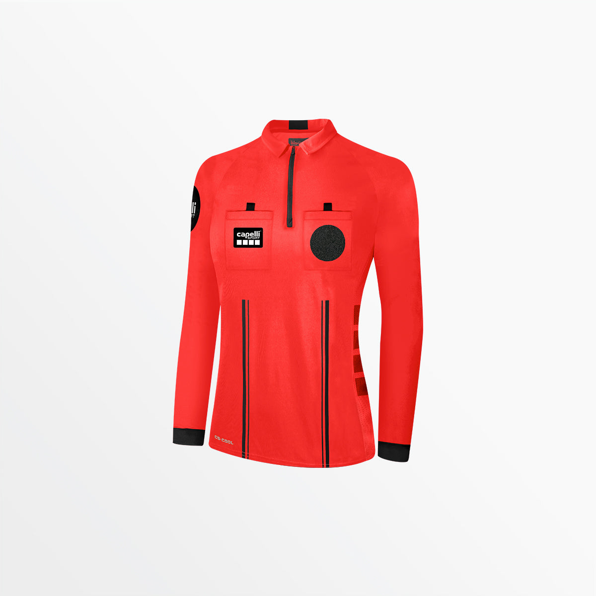 Women's Official Referee 1/4 Zip Long Sleeve Jersey | Capelli Sport Everyday