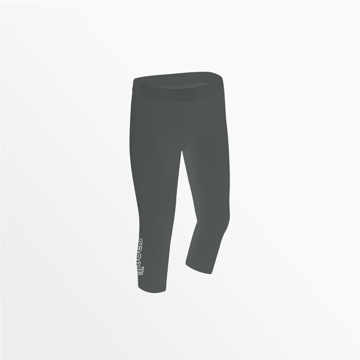 Women's Mid Rise Logo 3/4 Cotton Leggings | Capelli Sport Discount