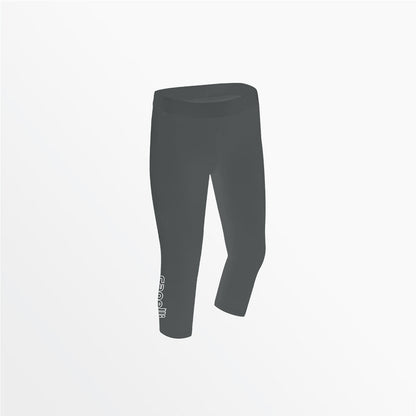 Women's Mid Rise Logo 3/4 Cotton Leggings | Capelli Sport Discount