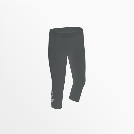 Women's Mid Rise Logo 3/4 Cotton Leggings | Capelli Sport Discount