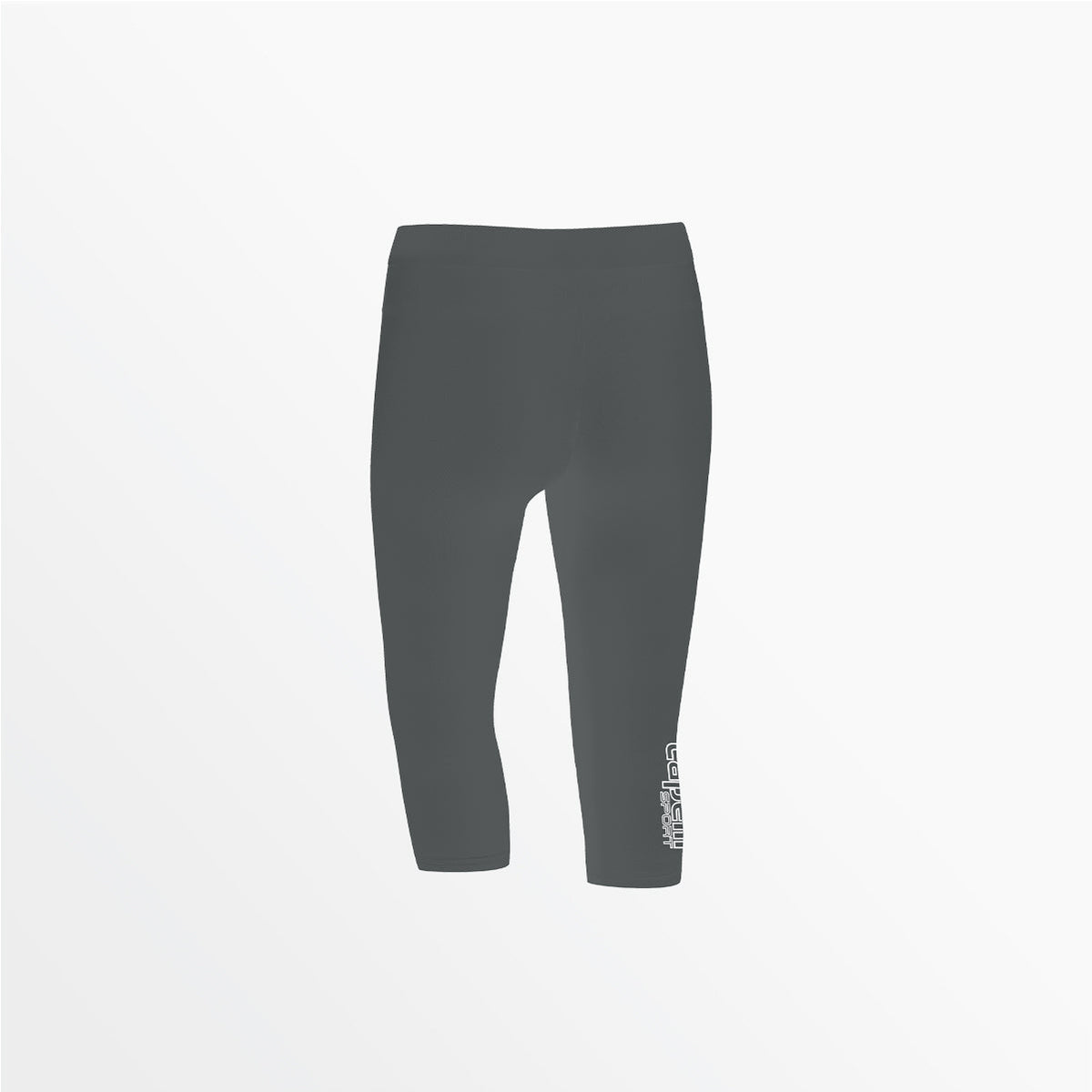 Women's Mid Rise Logo 3/4 Cotton Leggings | Capelli Sport Discount