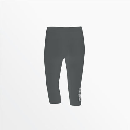 Women's Mid Rise Logo 3/4 Cotton Leggings | Capelli Sport Discount