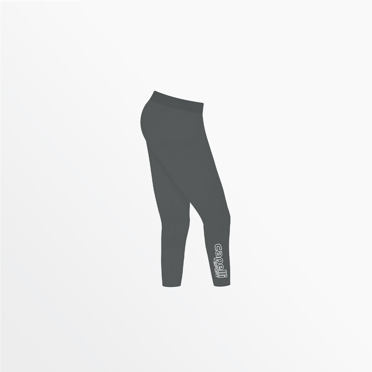 Women's Mid Rise Logo 3/4 Cotton Leggings | Capelli Sport Discount