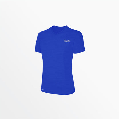 Women's Basics V-Neck Poly Tee | Capelli Sport Signature