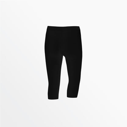 Women's Mid Rise 3/4 Cotton Leggings | Capelli Sport Exclusive