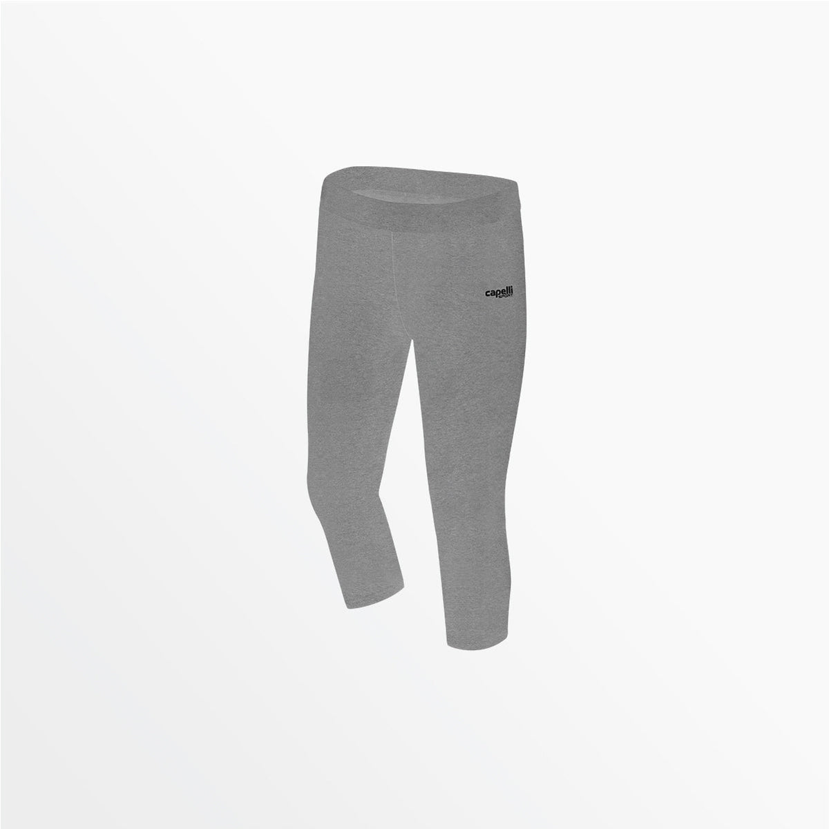 Women's Mid Rise 3/4 Cotton Leggings | Capelli Sport Exclusive