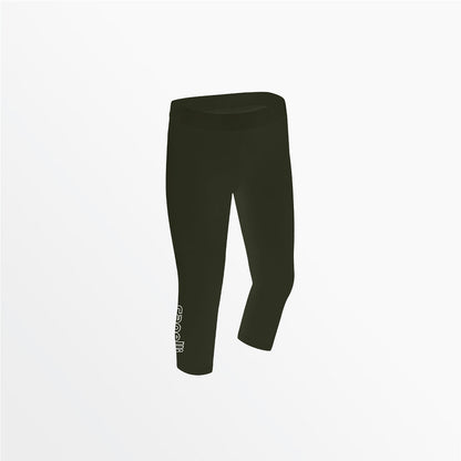 Women's Mid Rise Logo 3/4 Cotton Leggings | Capelli Sport Trusted