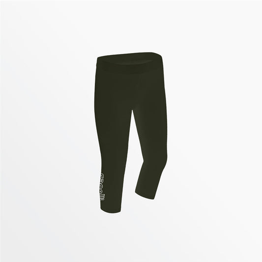 Women's Mid Rise Logo 3/4 Cotton Leggings | Capelli Sport Trusted