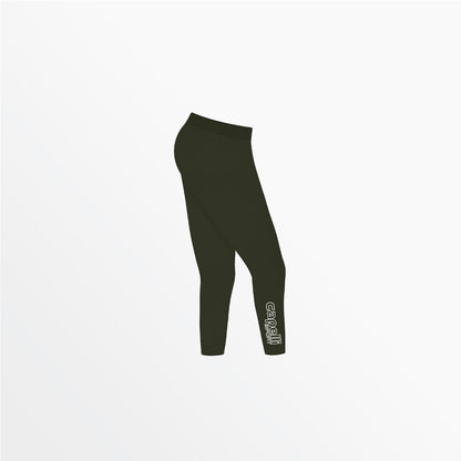 Women's Mid Rise Logo 3/4 Cotton Leggings | Capelli Sport Trusted