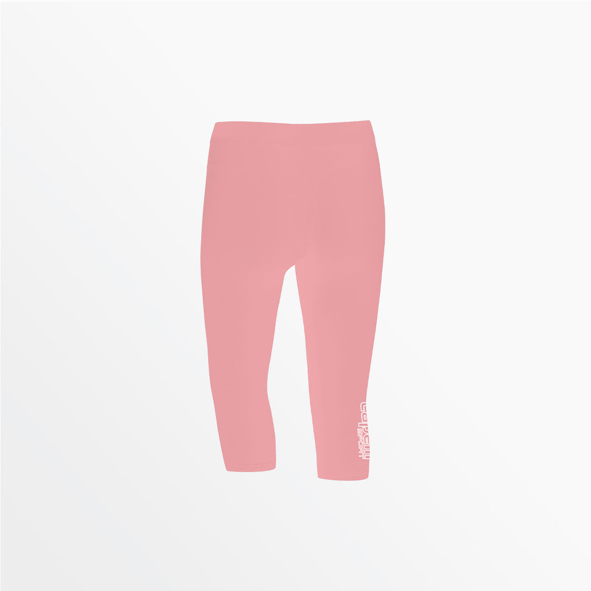 Women's Mid Rise Logo 3/4 Cotton Leggings | Capelli Sport Premium