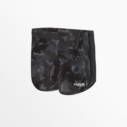 Women's Camo Strokes Running Shorts | Capelli Sport Latest